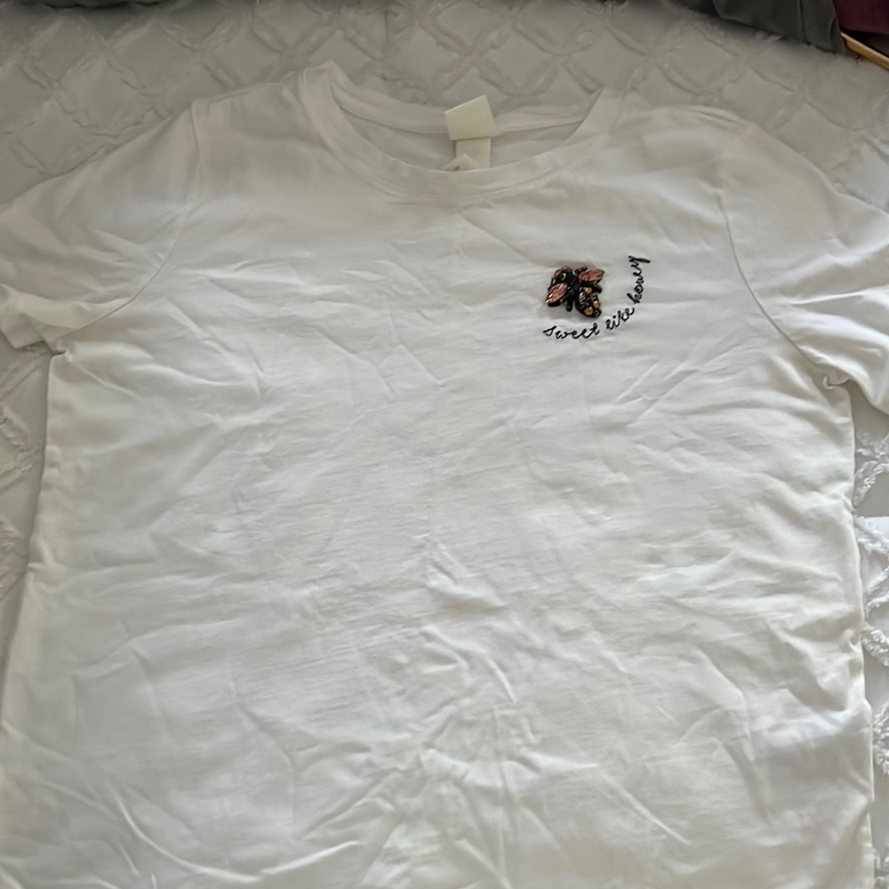 H&M Sweet Like Honey White T